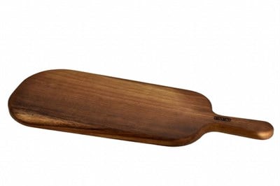 Lava Döküm   Ahşap et ve kesme tahtası, Özel Şekil. Iroko ağacı. Ölçü 22x59cm.