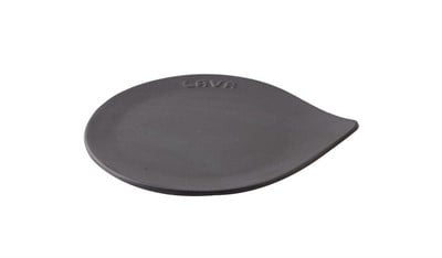 Lava Döküm   Yuvarlak Servis Tabağı. Siyah Renk. Çap21cm.