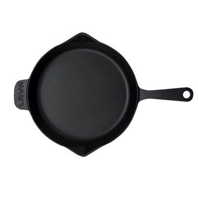 Lava Döküm  Yuvarlak Kızartma Tavası, Metal Kulplu. Çap28cm.