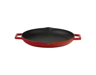Lava Döküm  Yuvarlak Kızartma Tavası, Metal Kulplu. Çap26cm.
