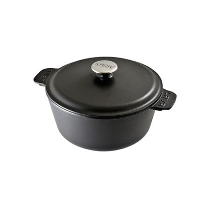Lava Döküm  Yuvarlak Tencere. Çap26cm.