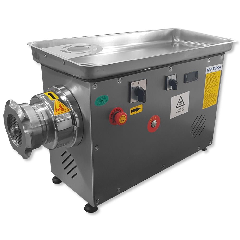 Mateka Et Kıyma Makinesi Soğutuculu Inox Kafa No:42 380V