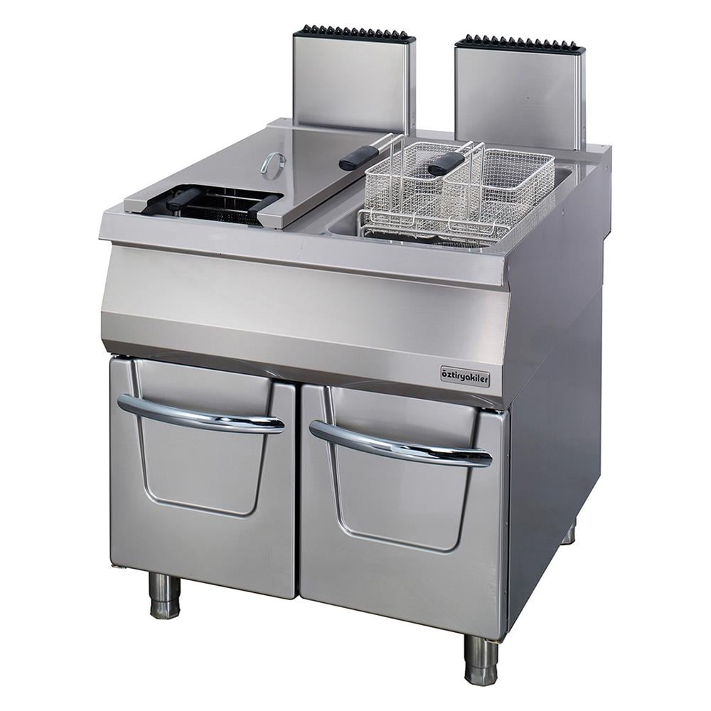 ÖZTİRYAKİLER FRİTÖZ MONO BLOK GAZLI 22+22L 80*90*85