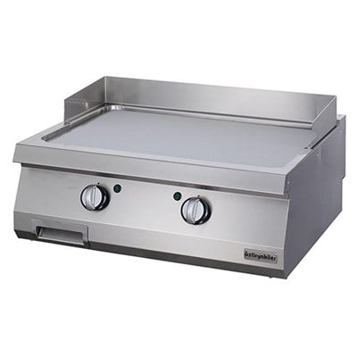 Öztiryakiler Grill Plate Düz Elektrikli 80*70*30 Sert Krom Kaplı