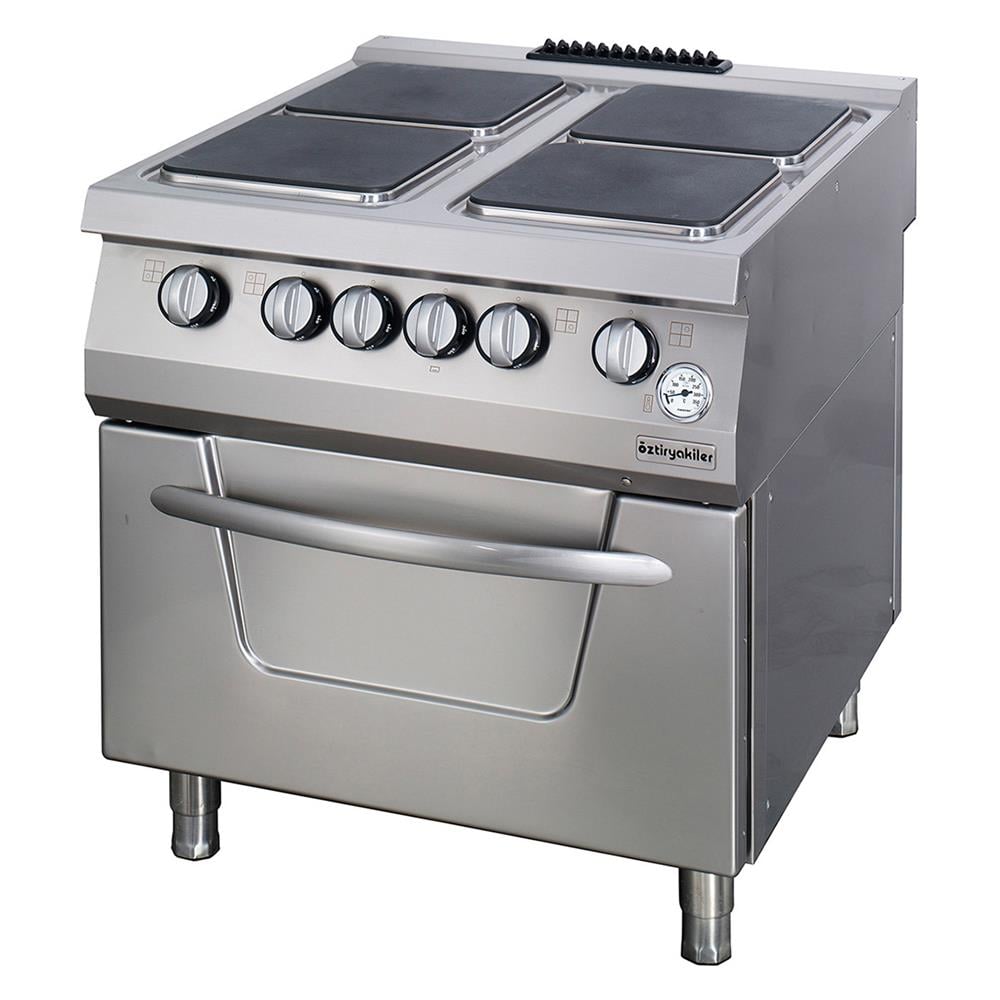 ÖZTİRYAKİLER KUZİNE FIRINLI ELEKTRİKLİ 4 KARE PLATE 80*90*85