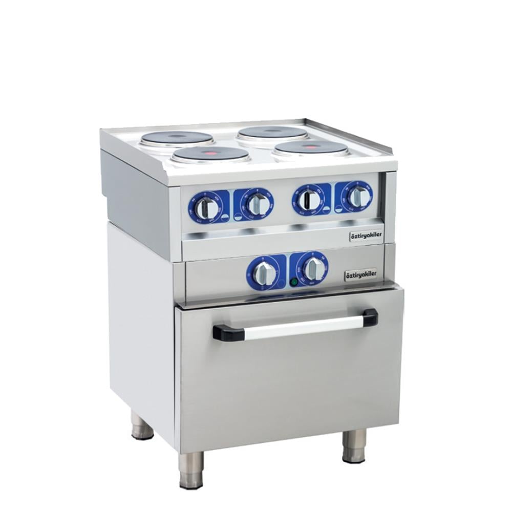 ÖZTİRYAKİLER KUZİNE FIRINLI ELEKTRİKLİ 4 YUV. PLATE 60*60*85