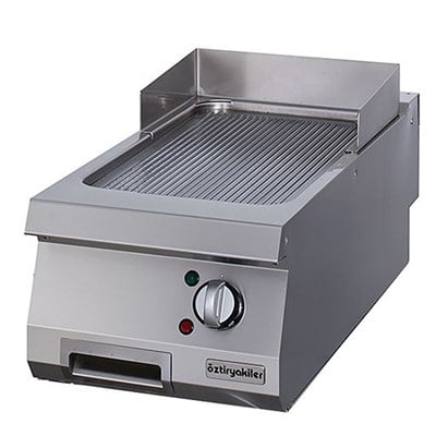 Öztiryakiler Set Üstü Grill Plate Oluklu Elektrikli 40*90*30