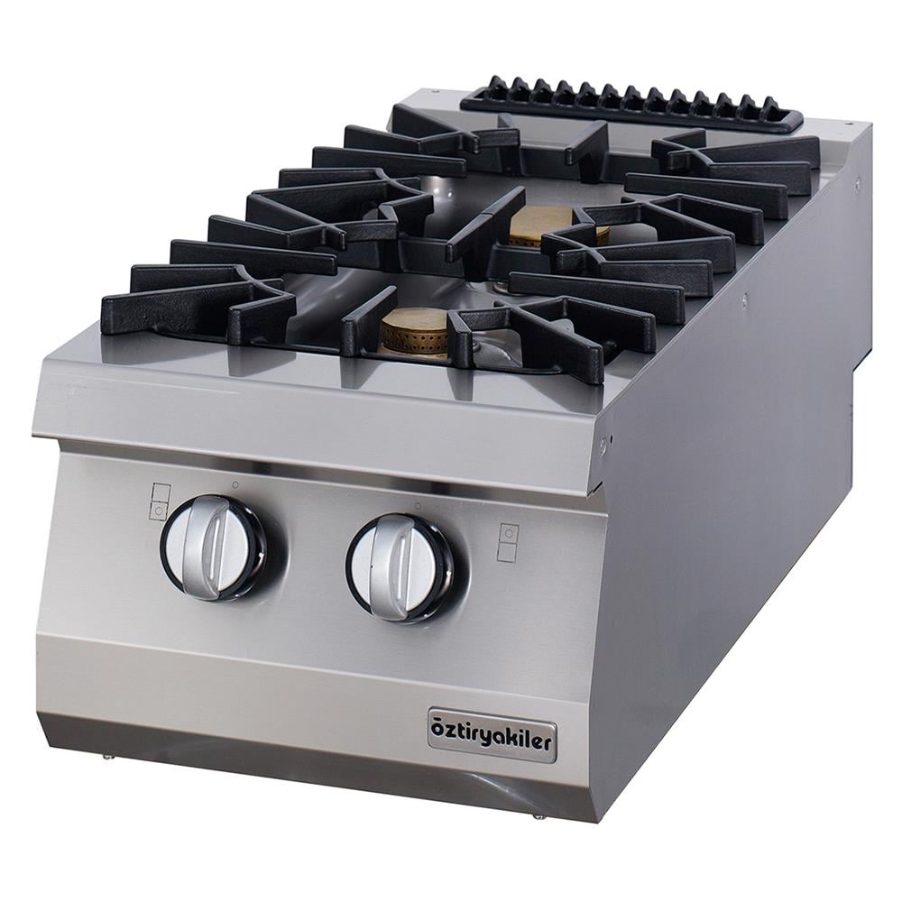 ÖZTİRYAKİLER SET ÜSTÜ İKİLİ OCAK GAZLI 40*90*30 (6+10=16 kW)