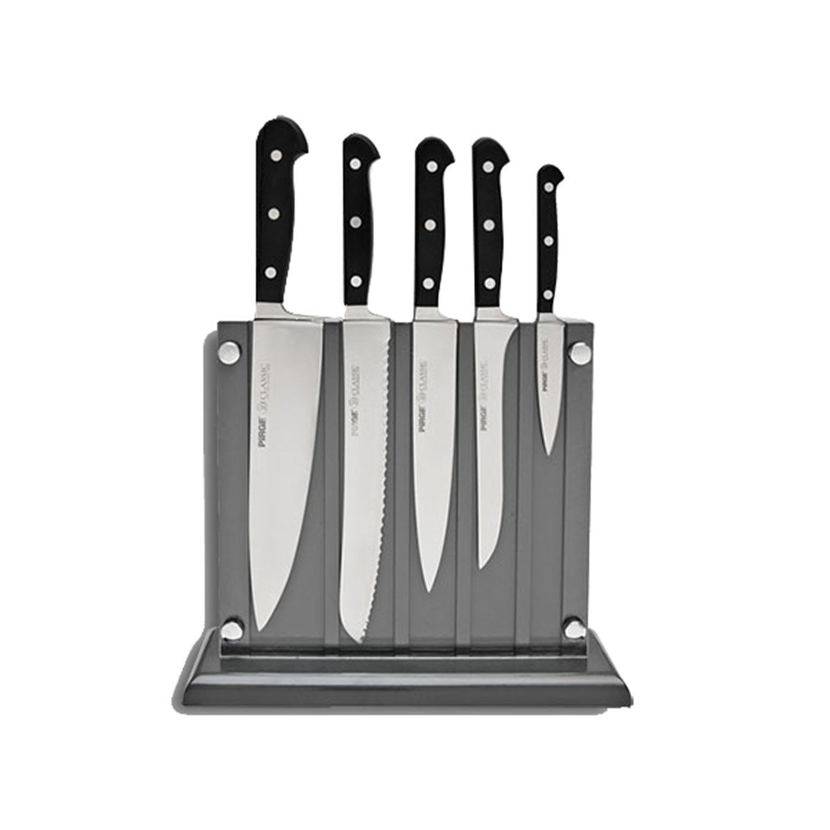 Pirge Classic Bloklu Bıçak Seti 5 li 49006