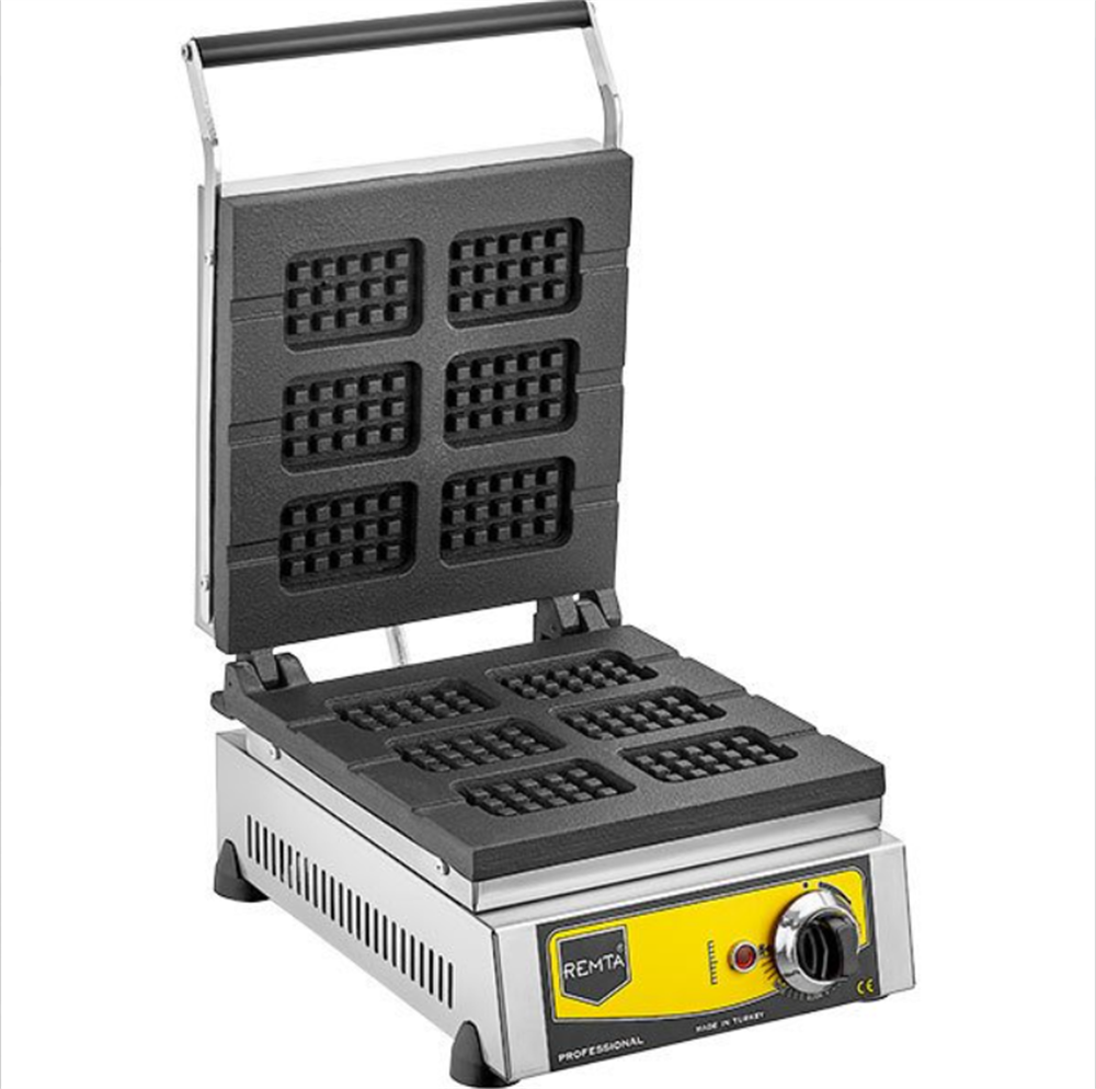 Remta Çubuk Model 6'lı Waffle Makinesi 28x42x33
