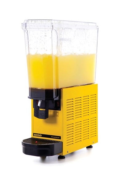 Samixir Klasik Mono Soğuk İçecek Dispenseri 20 L Fıskiyeli Sarı