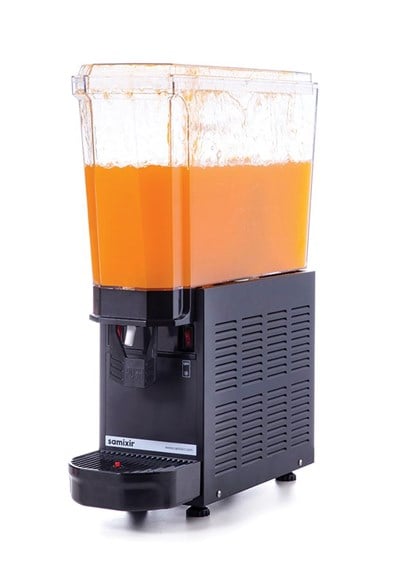 Samixir Klasik Mono Soğuk İçecek Dispenseri 20 L Fıskiyeli Siyah