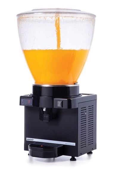 Samixir S40 Soğuk İçecek Dispenseri 40 L Dijital Panaromik Siyah