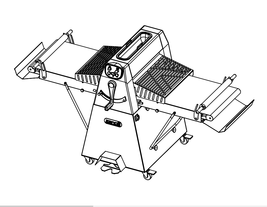 Sirio Hamur Açma Makinesi 600-1200