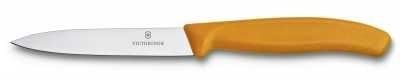 Victorinox Soyma Bıçağı 10 cm Düz Asc Turuncu Vt 6 7706 L119