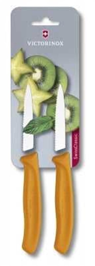 Victorinox Soyma Bıçağı 8 cm Test Sc Turuncu 2li Blister Vt 6 7636 L119B