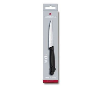 Victorinox Swiss Classic Biftek Bıçak Set 6lı Siyah Blst Vt 6 7233 6