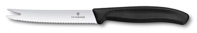 Victorinox Swiss Classic Peynir ve Sosis Bıçağı Siyah Vt 6 7863