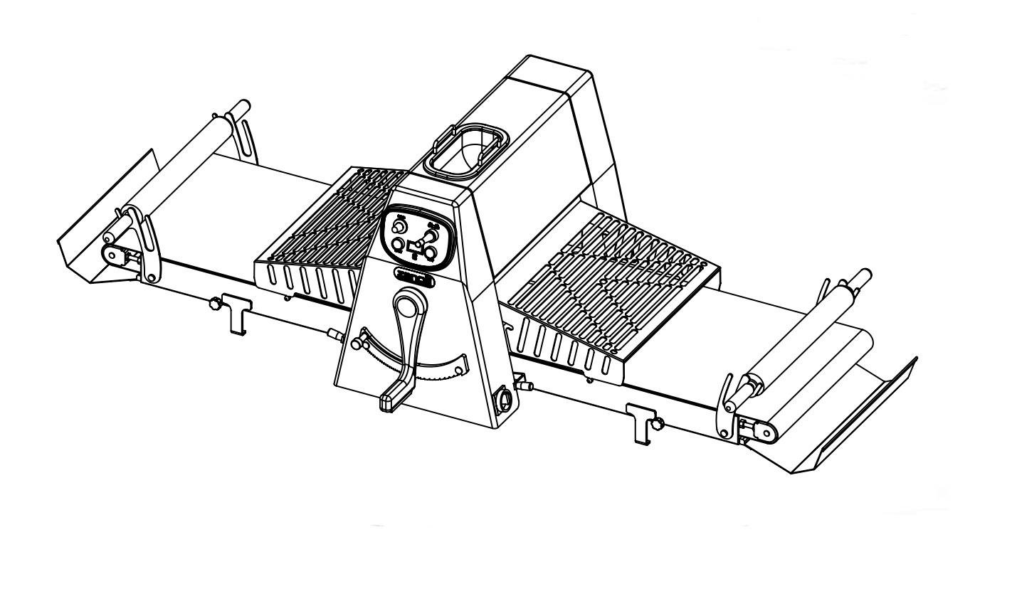 Zanolli Sirio Hamur Açma Makinesi 500-1000 Set Üstü
