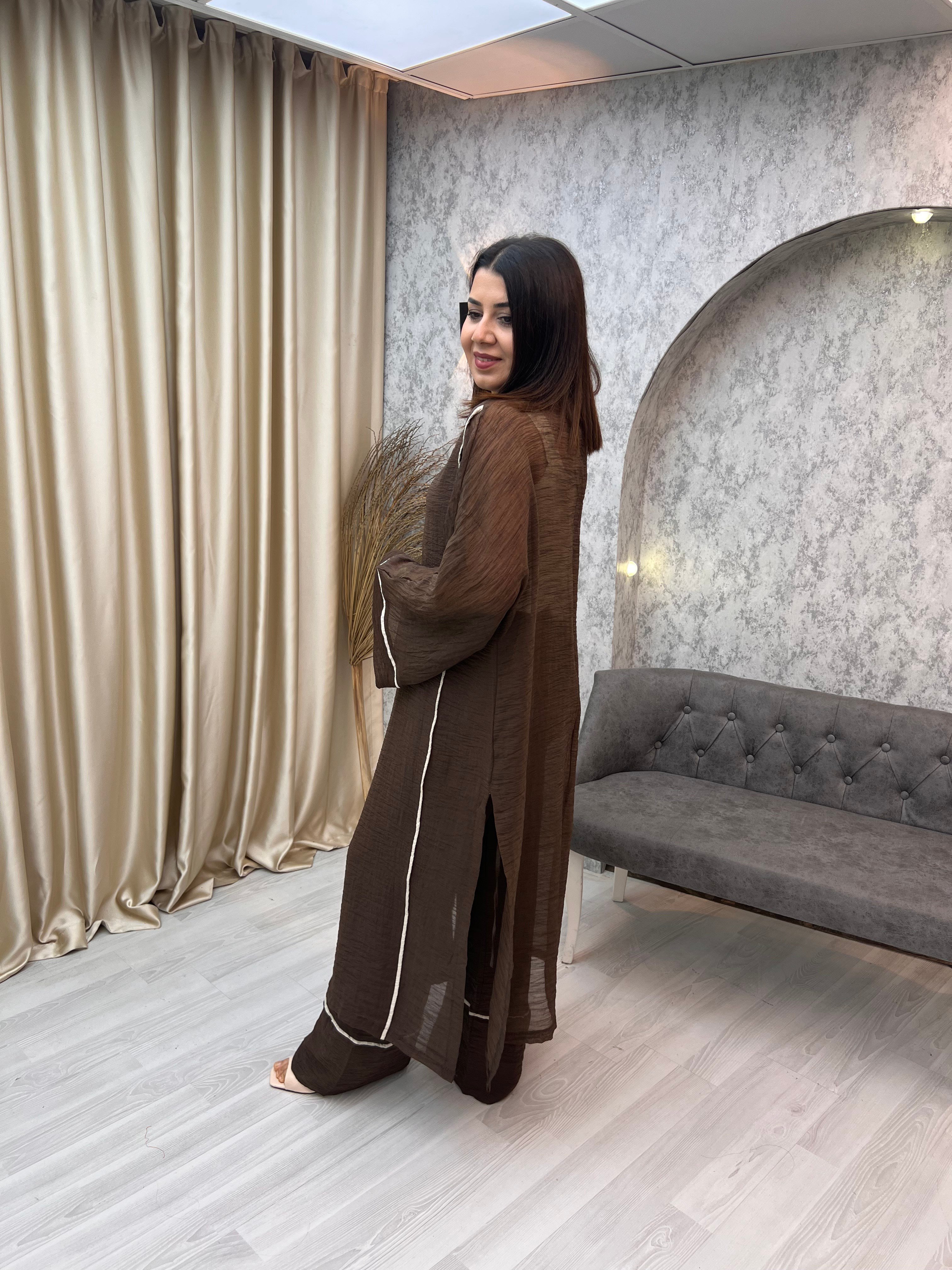Biye Detay Takım Kahverengi
