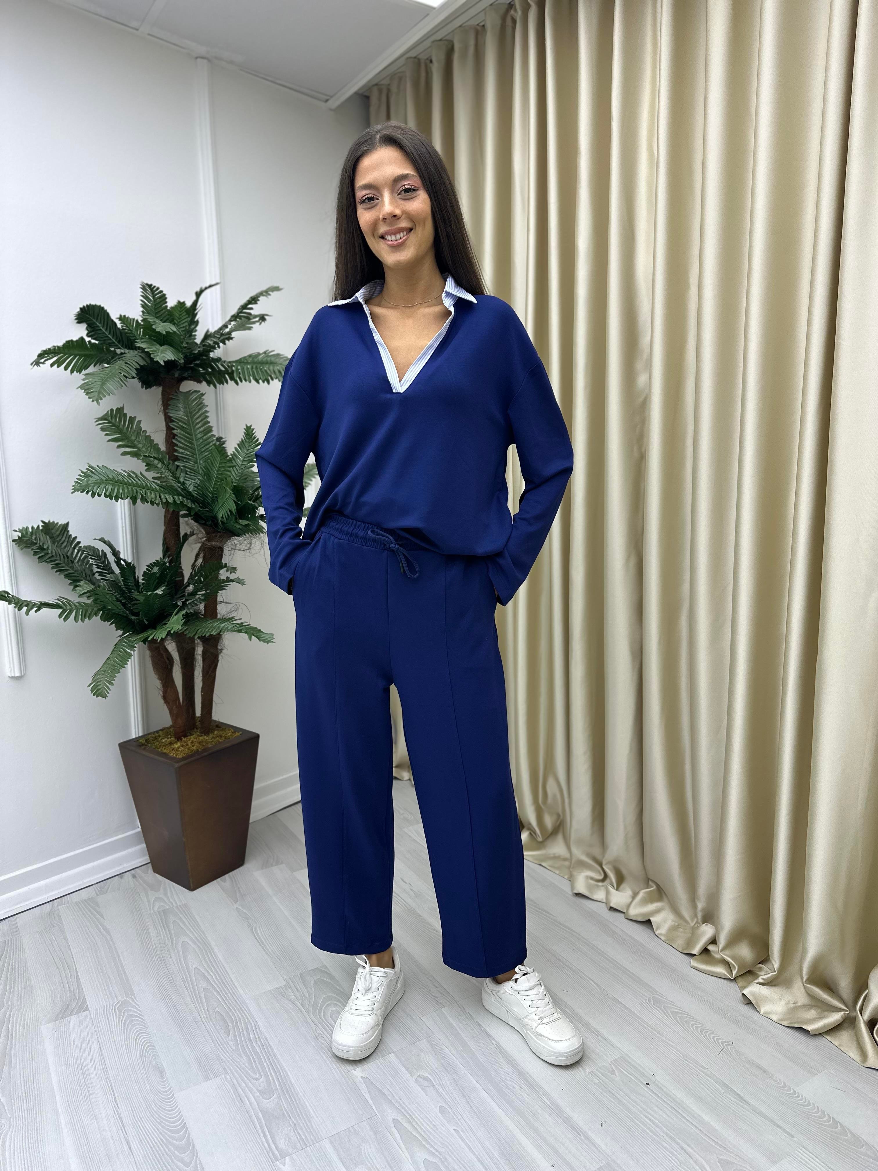 Garnili Modal Sweat Lacivert
