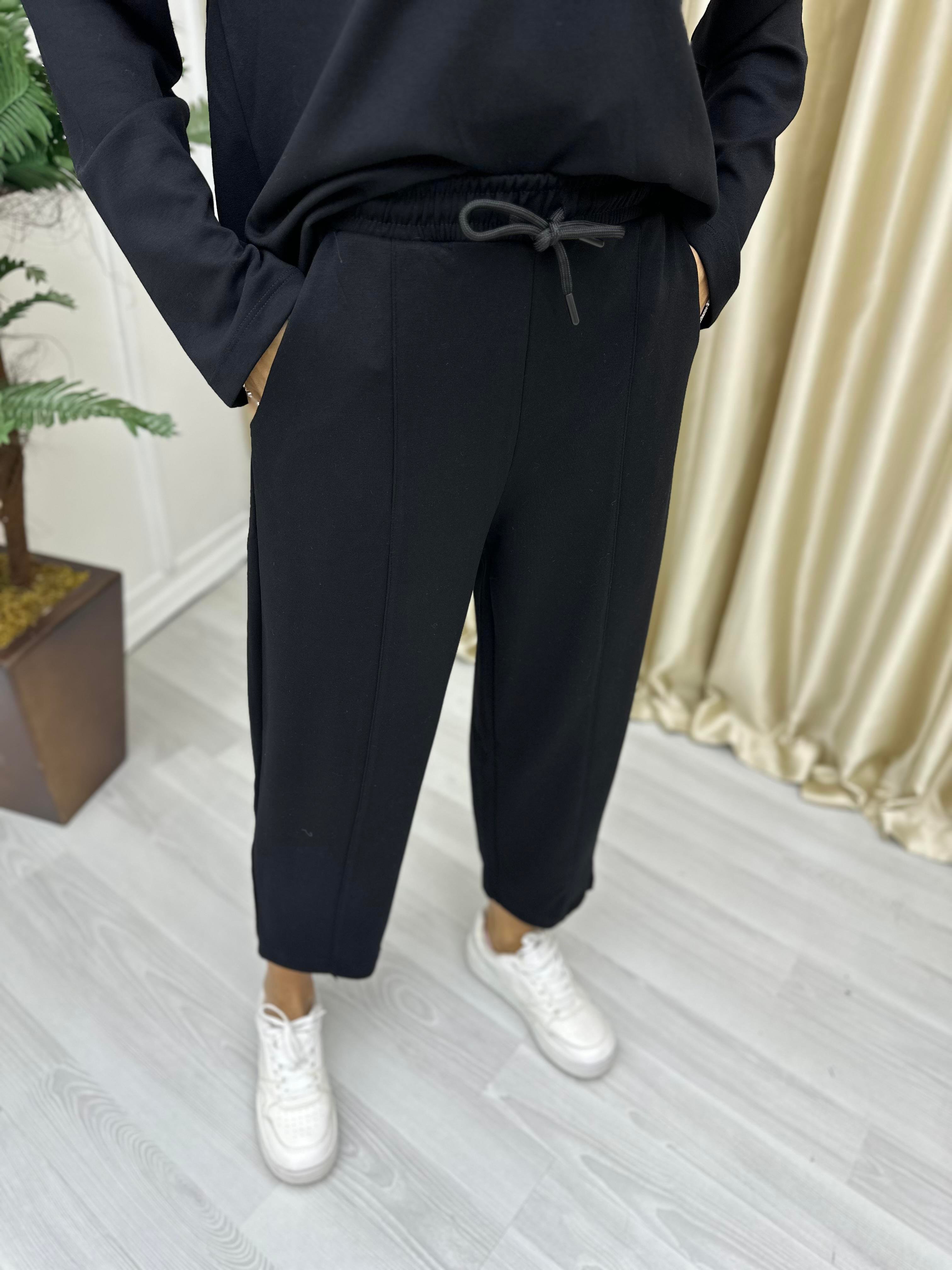 Garnili Modal Sweat Siyah