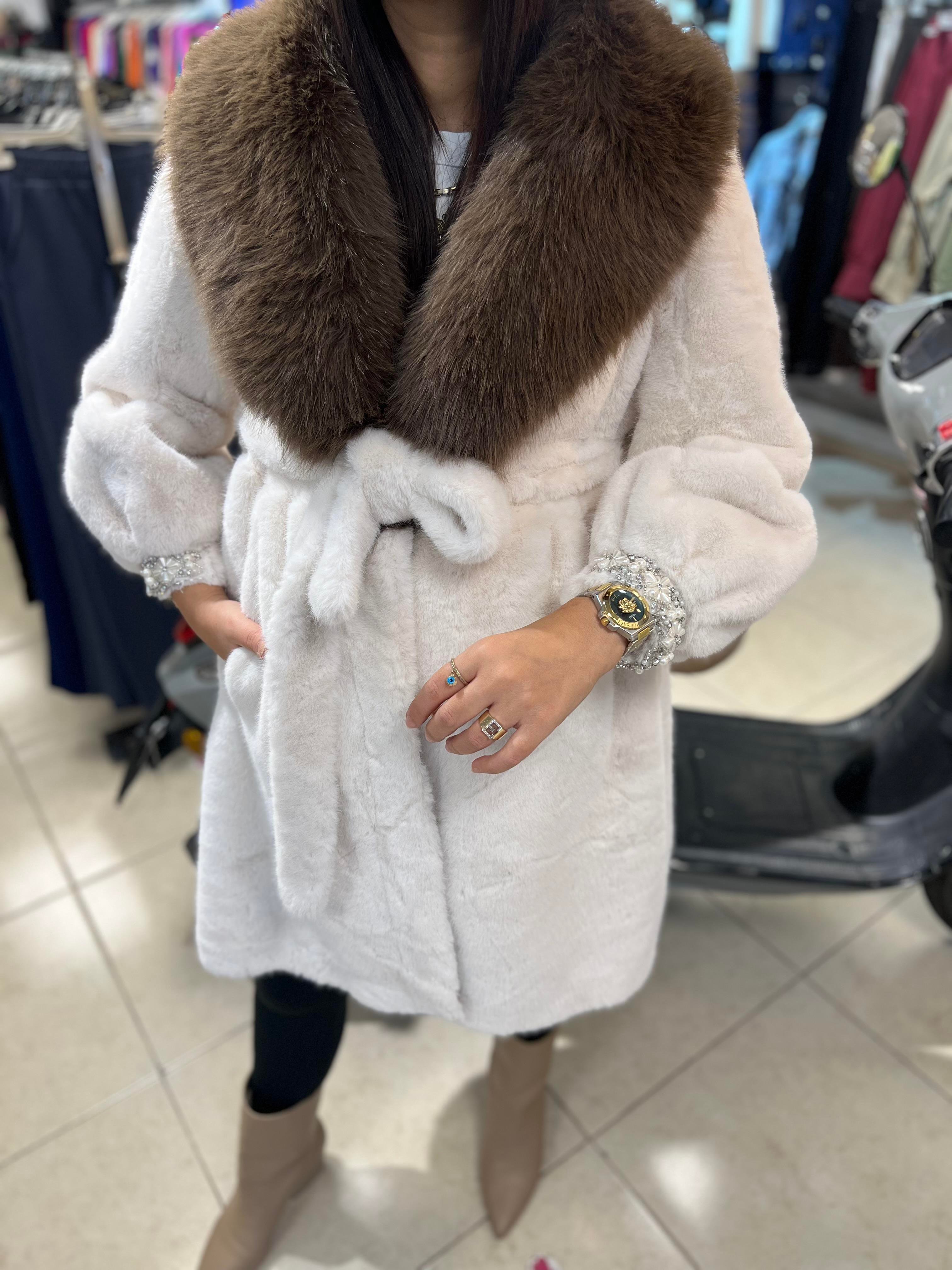 İthal Angora Kürk Krem