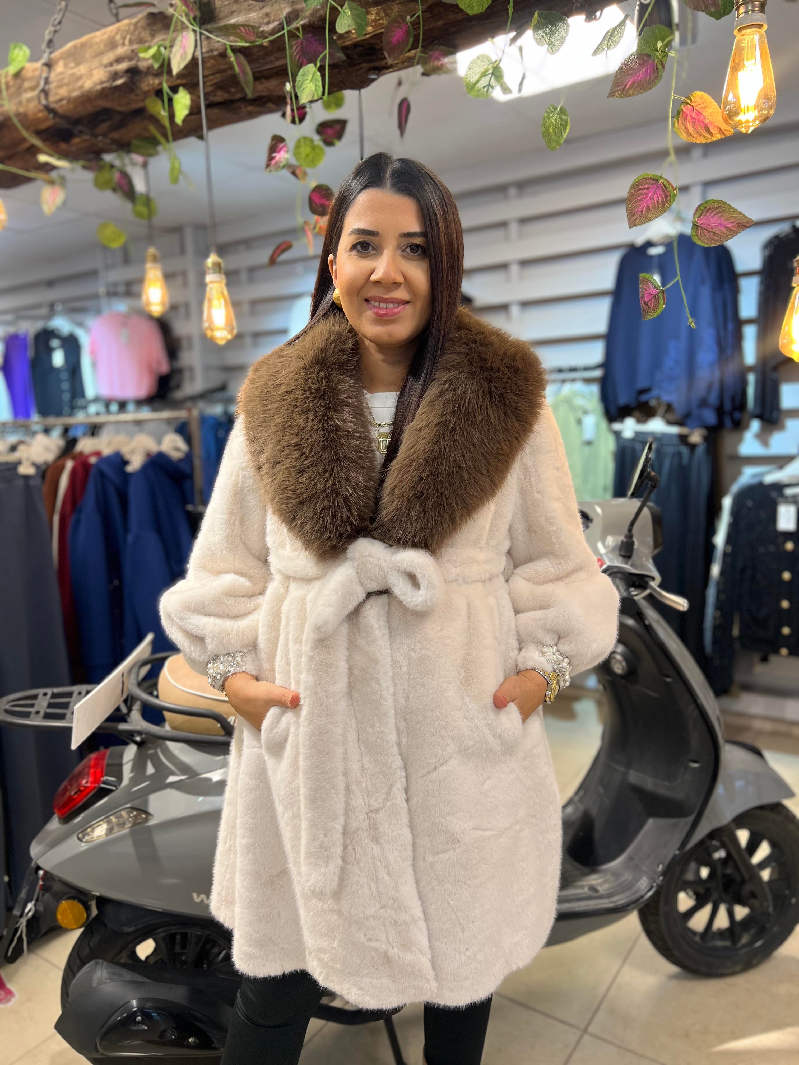 İthal Angora Kürk Krem