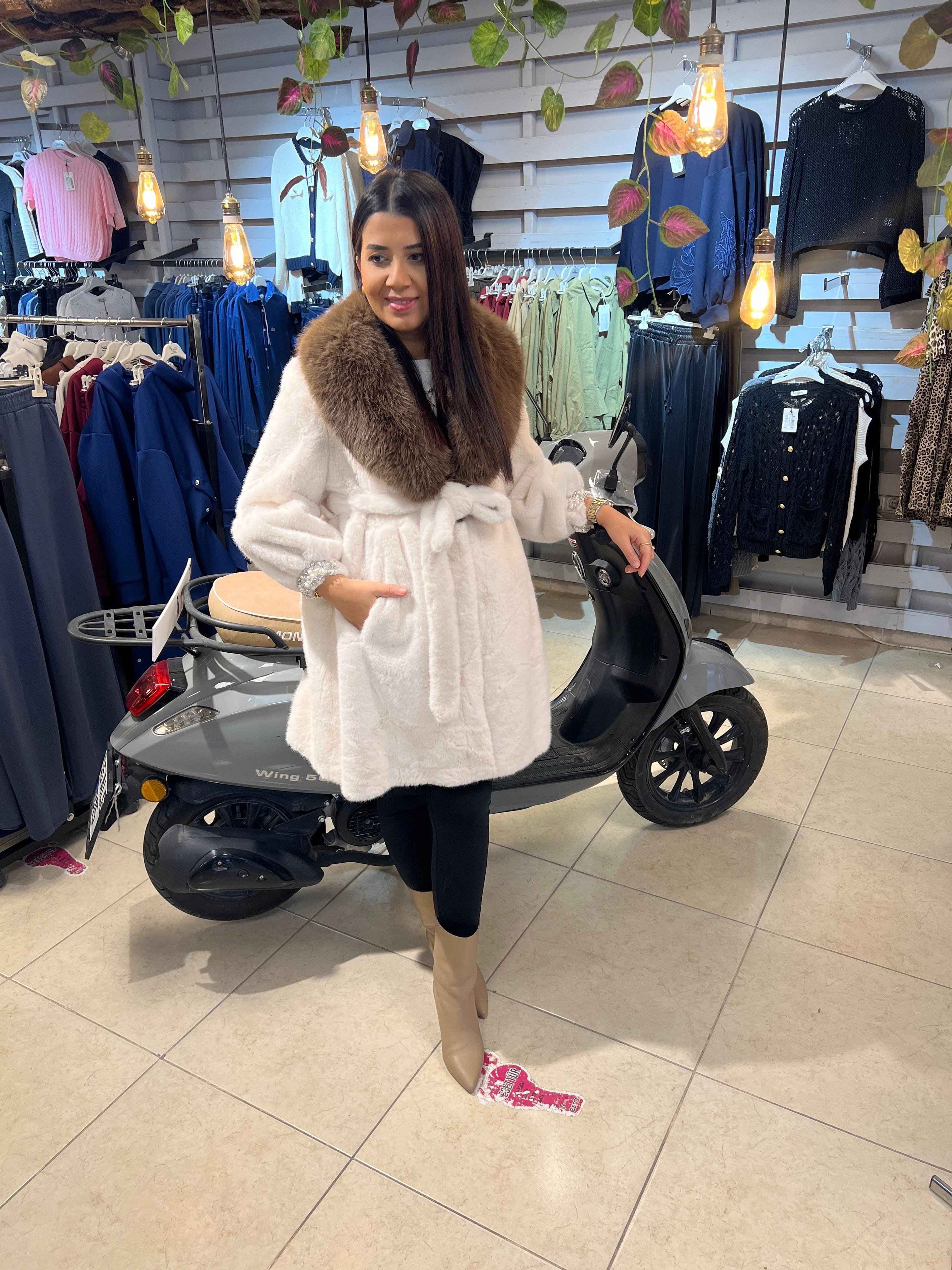 İthal Angora Kürk Krem