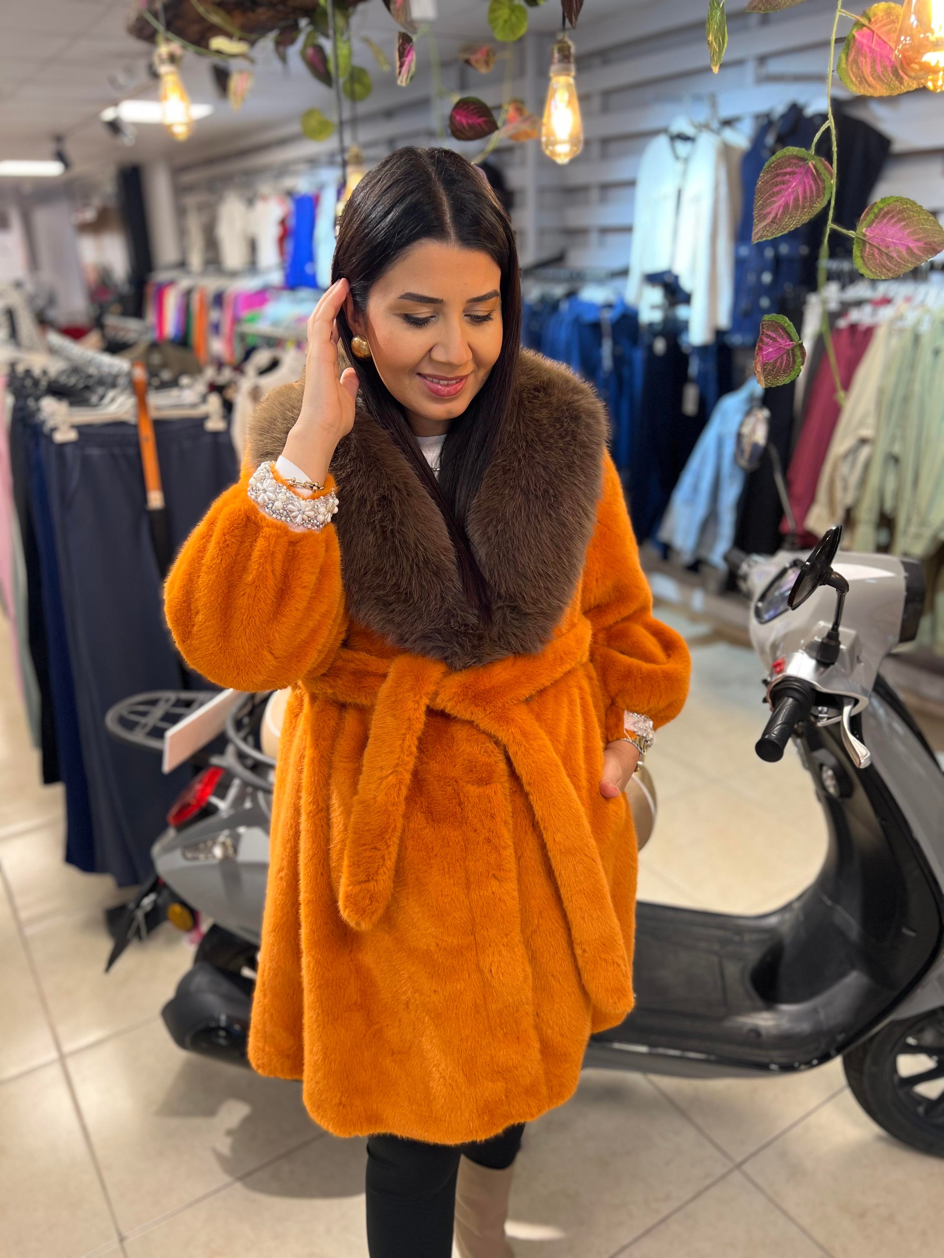 İthal Angora Kürk Oranj