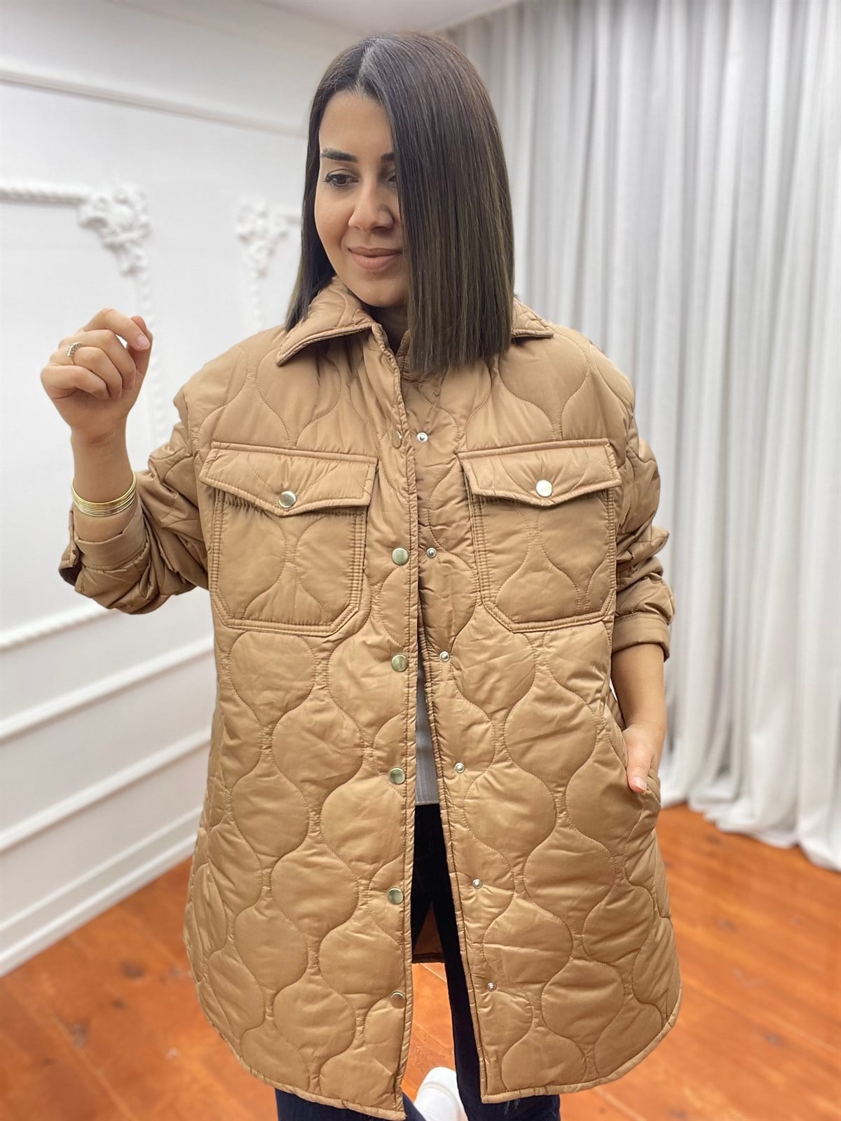 Kuşaklı Kaşe Kaban Soğan Kabuğu