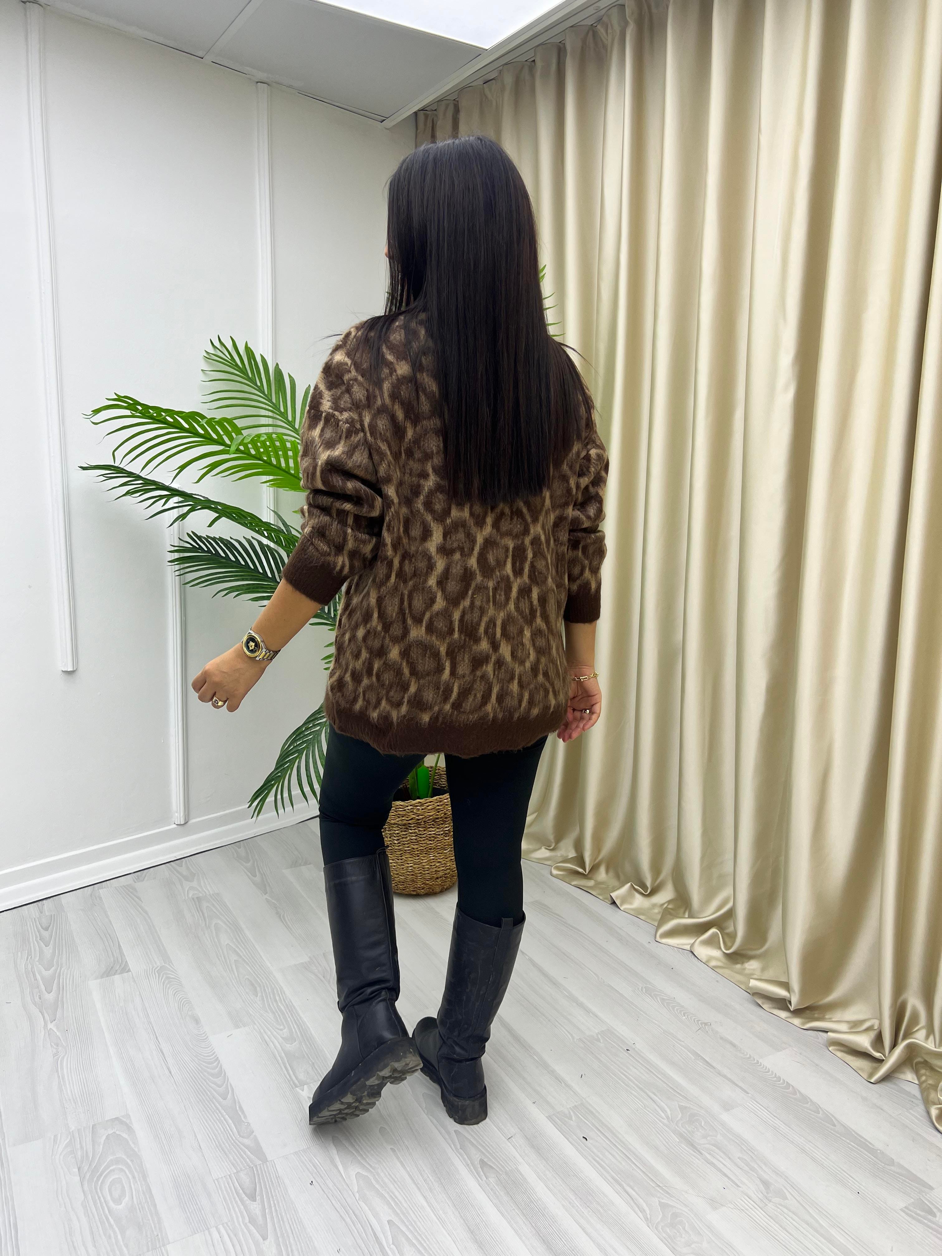 Leopar Yumoş Uzun Kazak