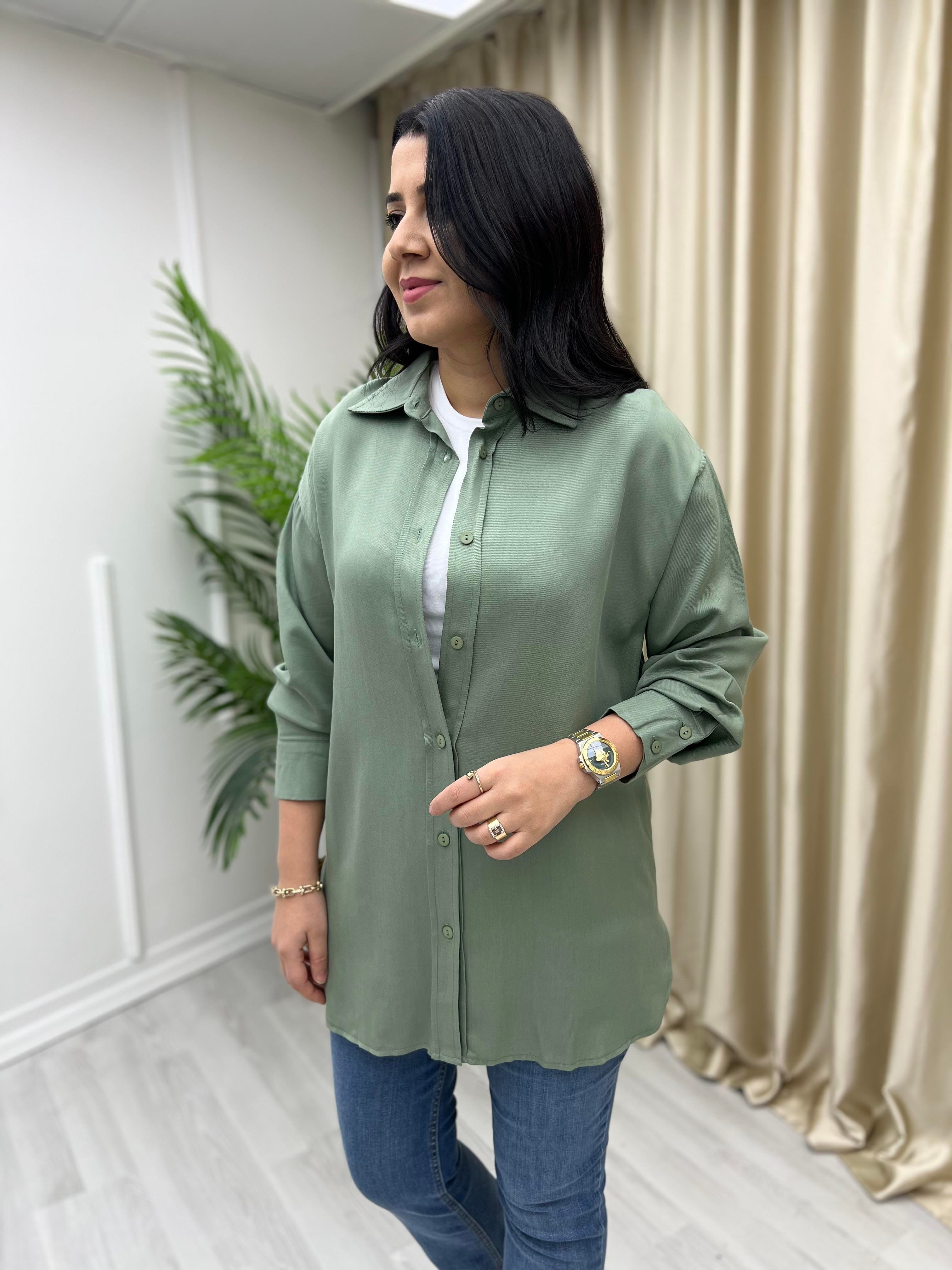 Premium Tensel Tunik Çağla