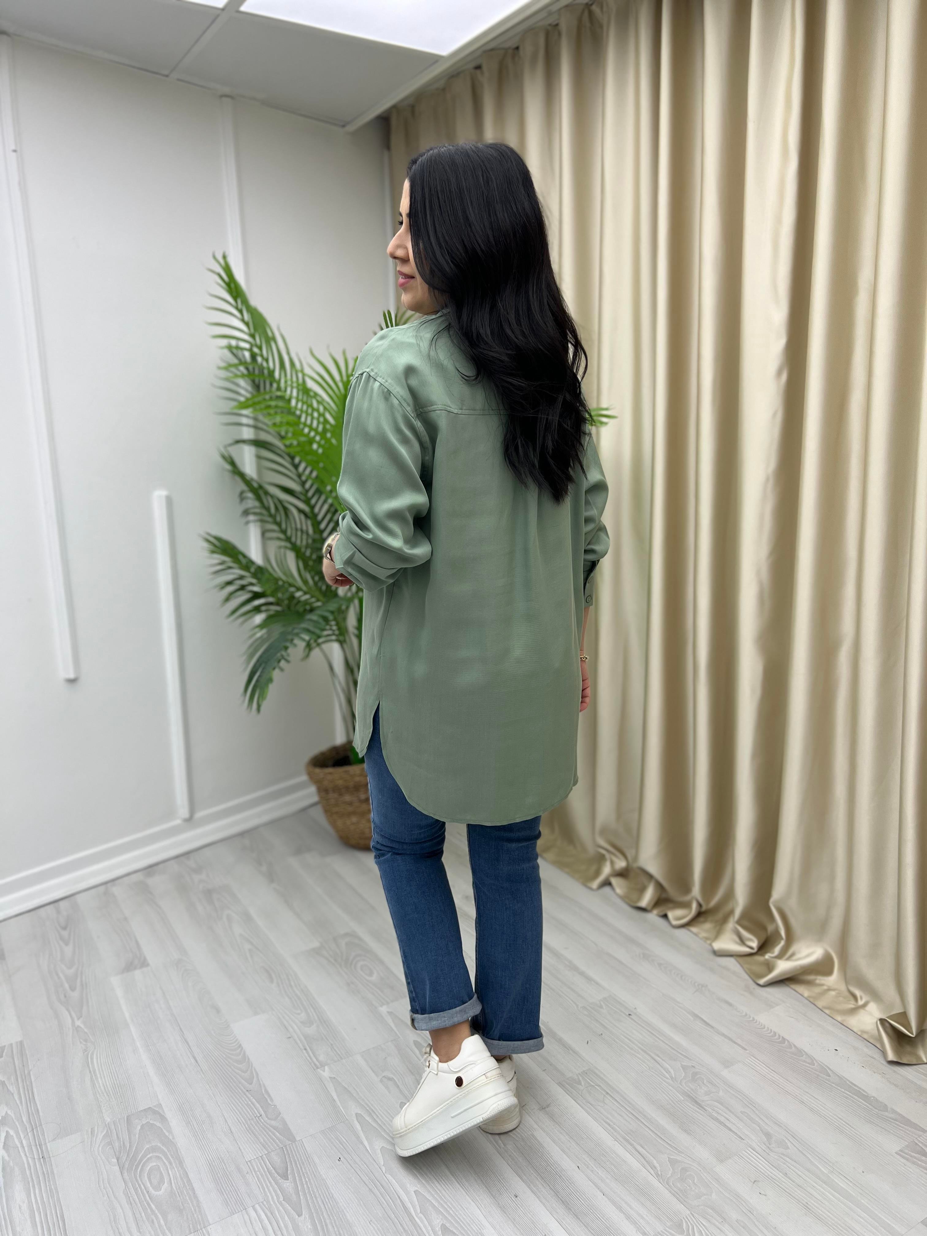 Premium Tensel Tunik Çağla