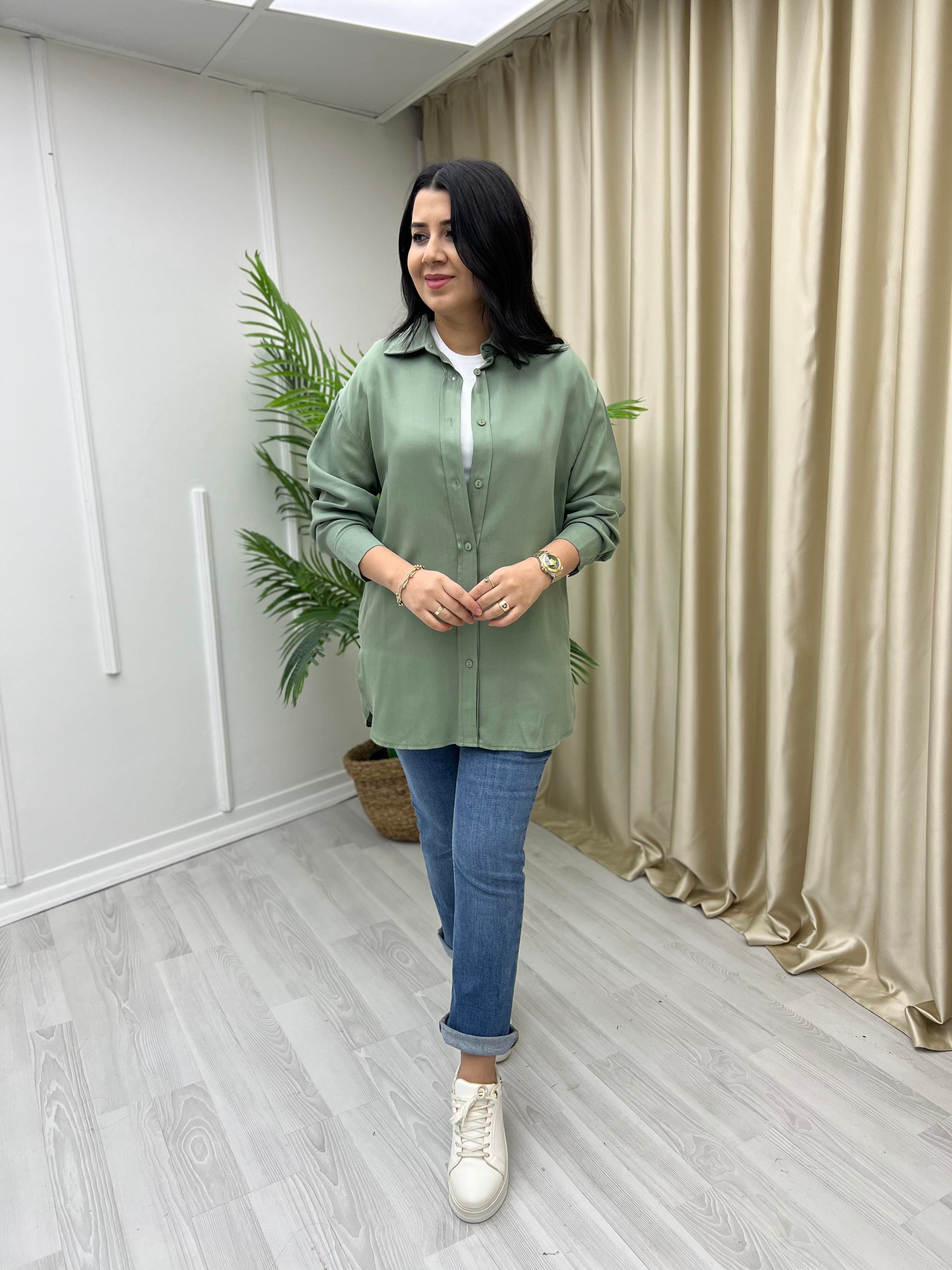 Premium Tensel Tunik Çağla