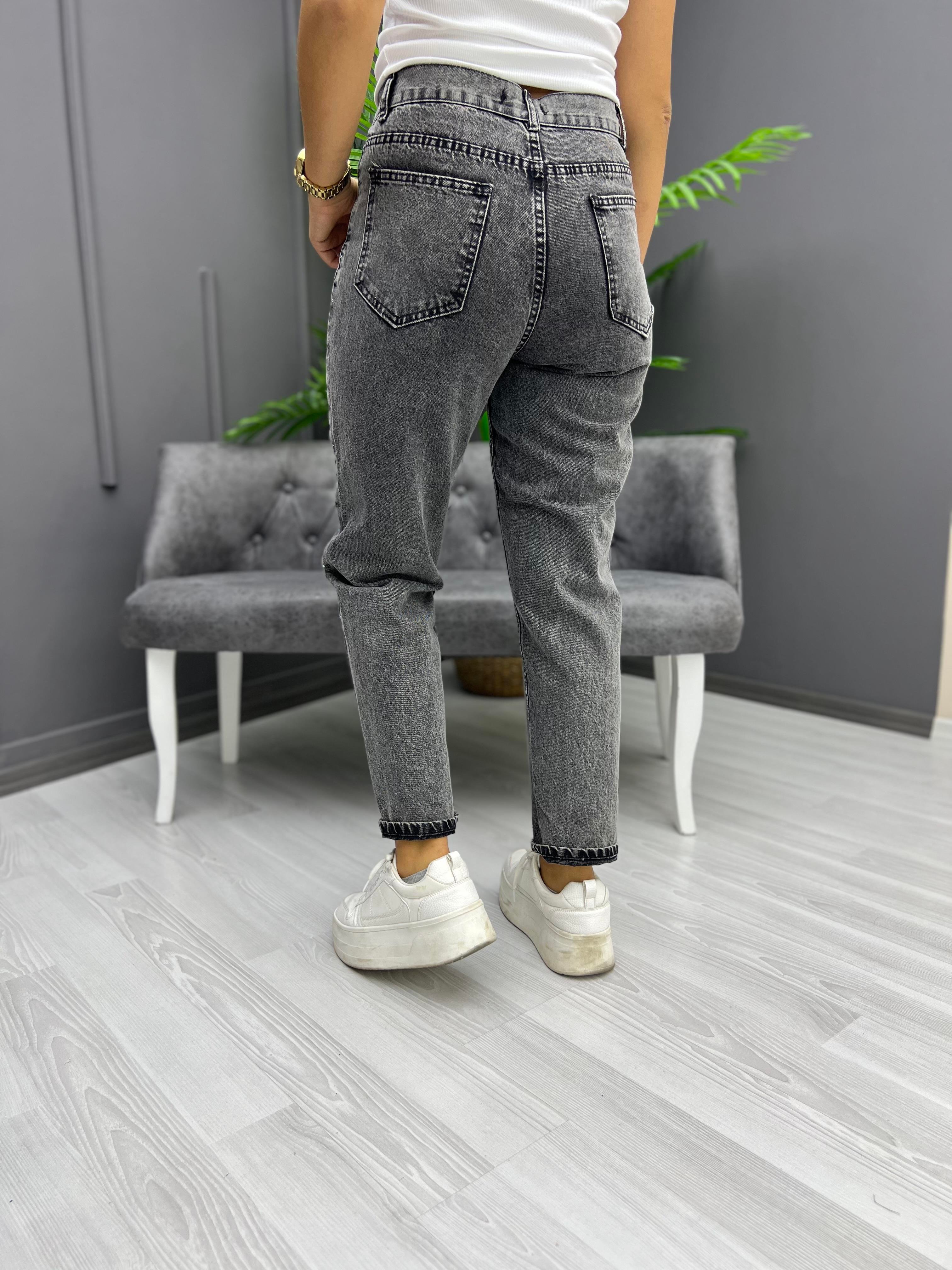 Taşlı Mom Jean Antrasit