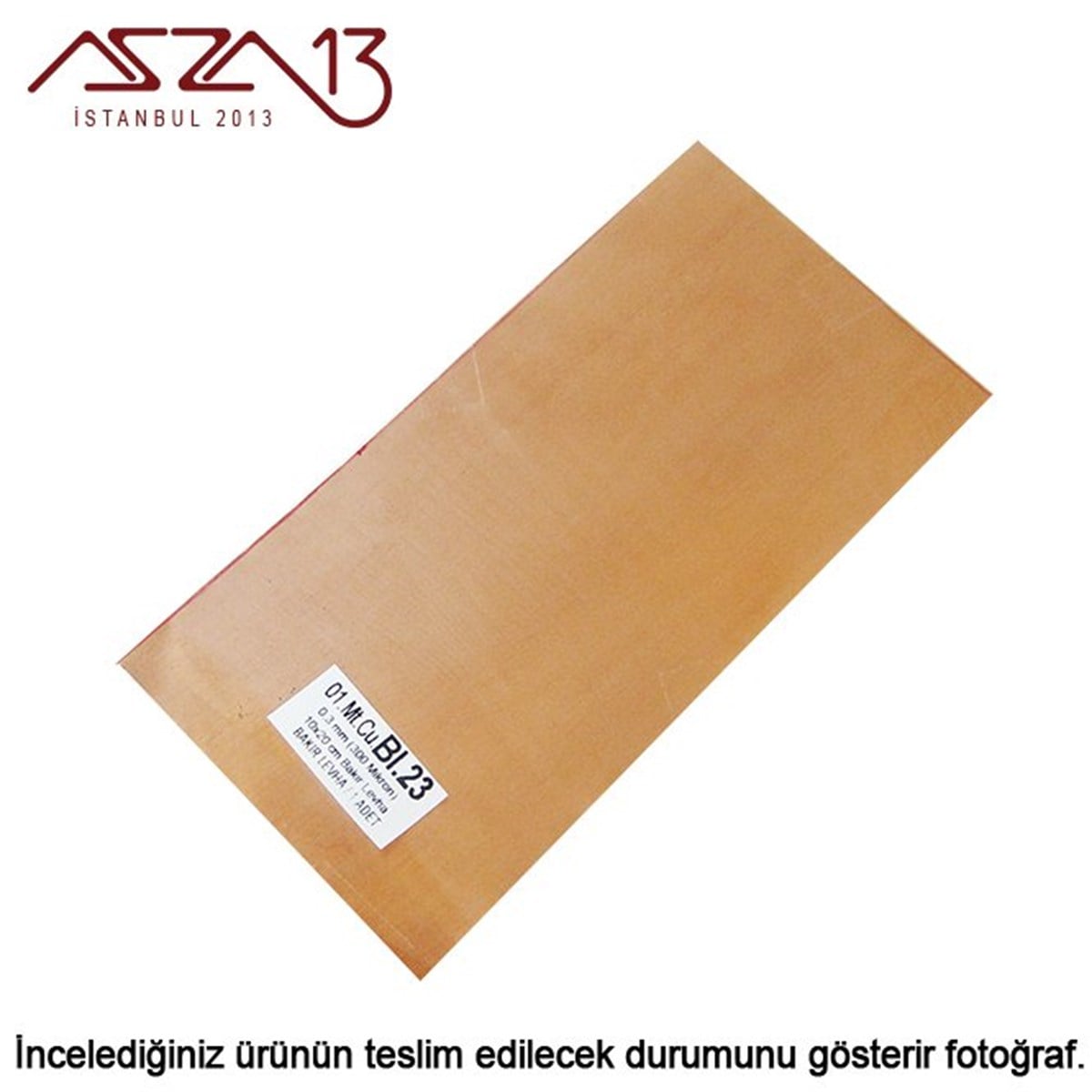 Bakır LevhaMETALMarkasız0,3 mm Bakır Levha (100 mm x 200 mm)