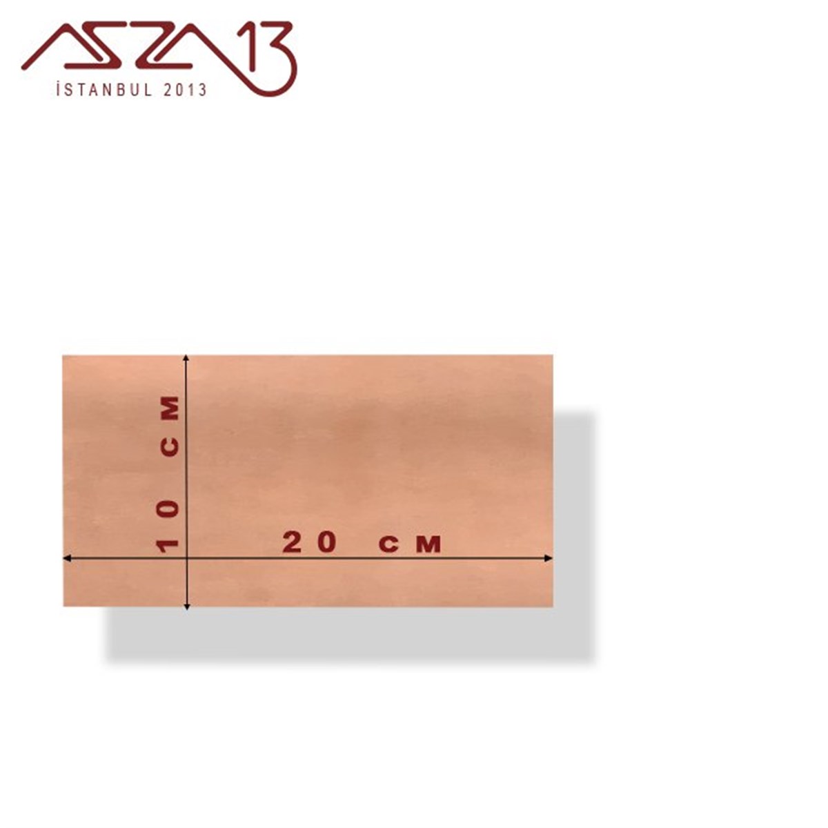 Bakır LevhaMETALMarkasız0,5mm Bakır Levha (100mm x 200mm)