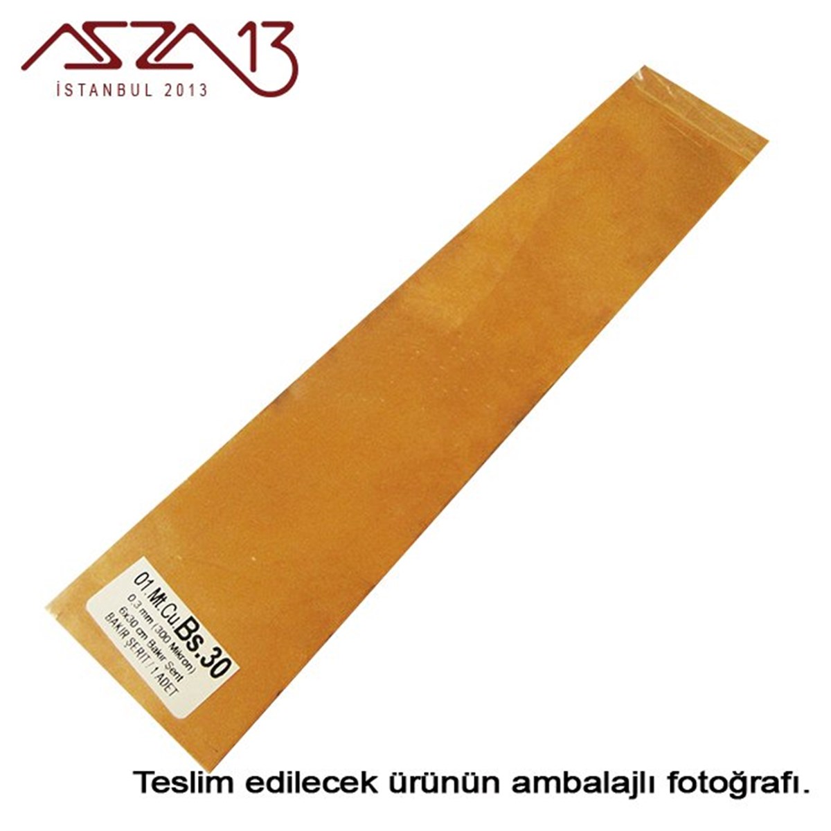 Bakır Şerit BantMETALMarkasız0,3 mm Bakır Şerit (60mm x 300mm)
