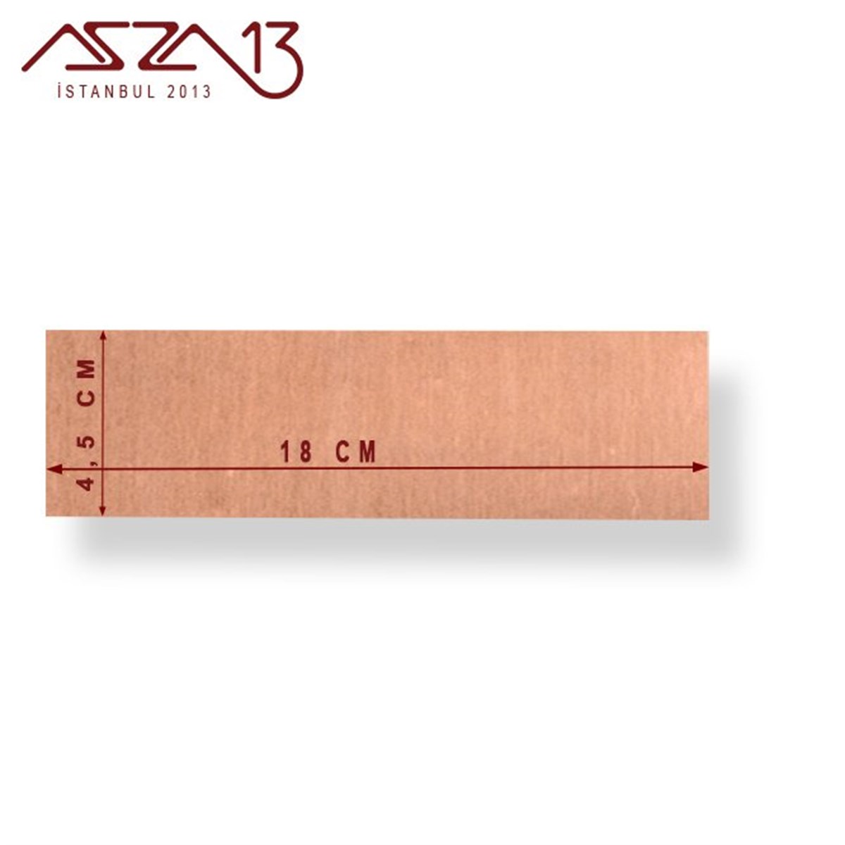 Bakır Şerit BantMETALMarkasız1,0 mm Bakır Şerit (45 mm x 180 mm)