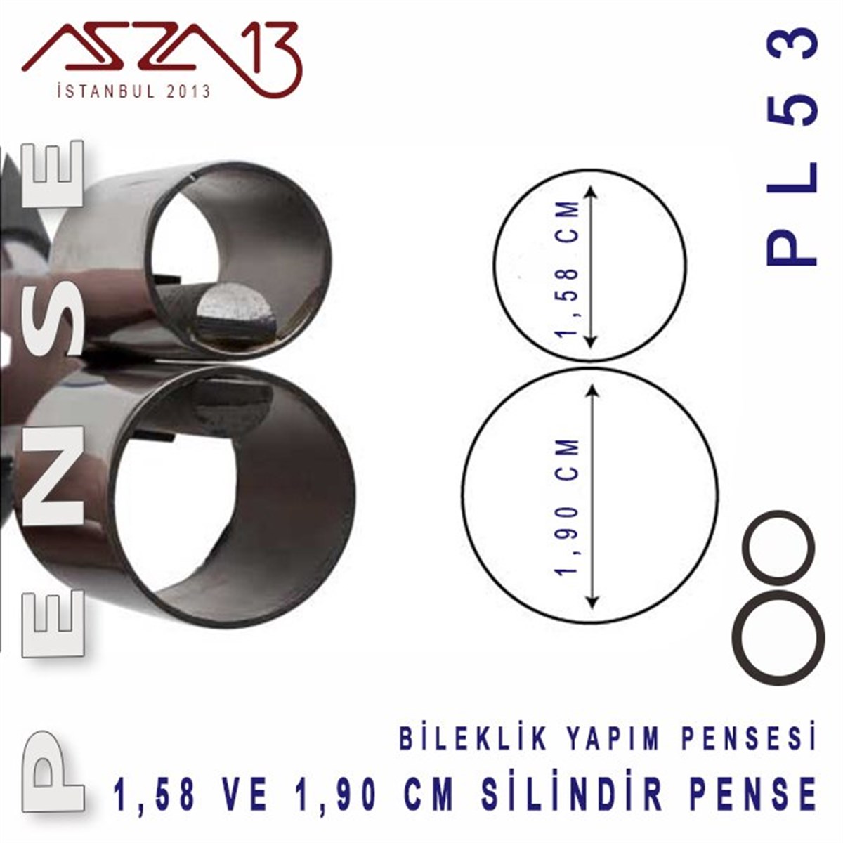 Bileklik Yapma PensesiALET, ARAÇ ve GEREÇBeadSmith1,58 vm ve 1,90 cm Silindir Pense