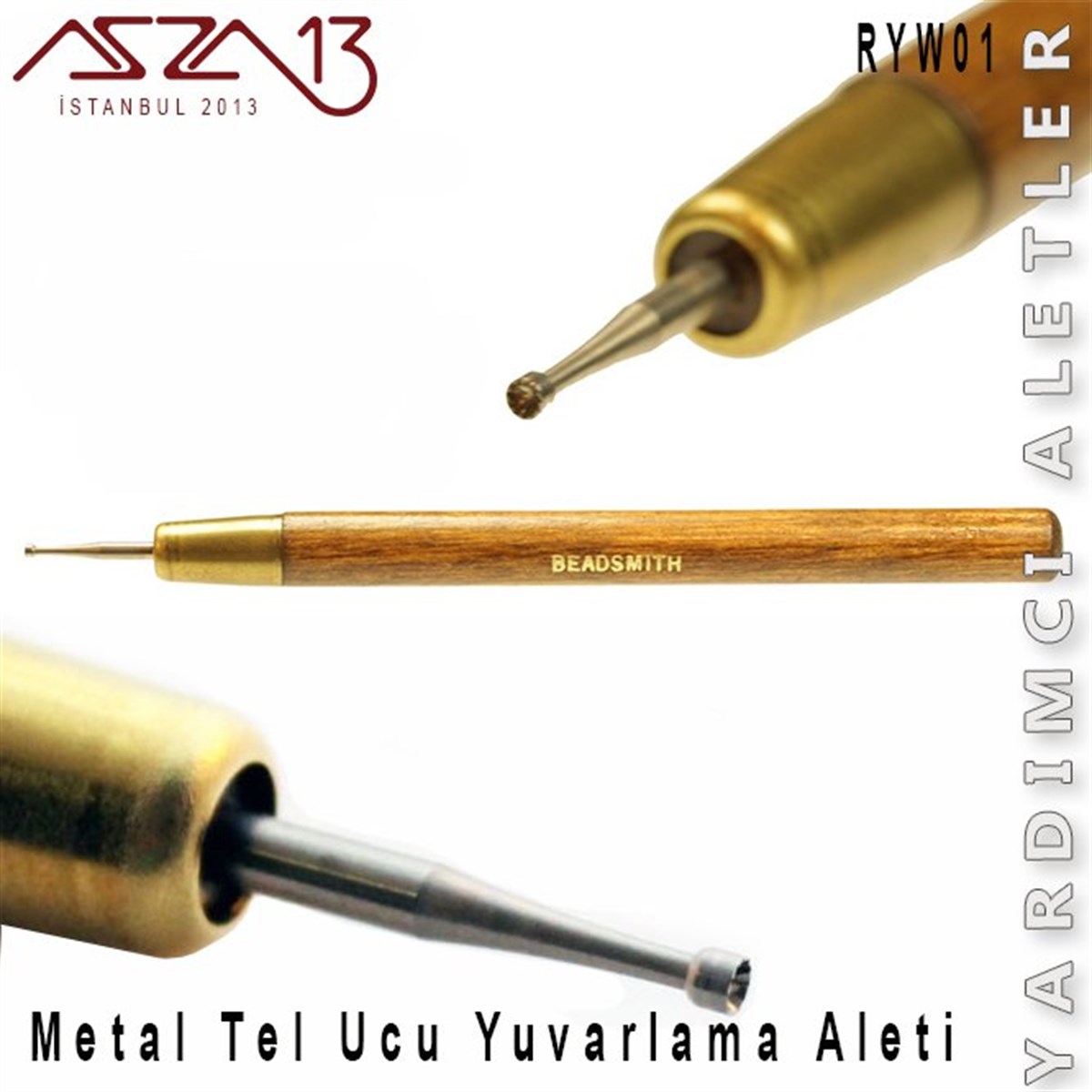 Biz, Şiş, Tığ, Delici Alet, Kup,ALET, ARAÇ ve GEREÇBeadSmithMetal Tel Ucu Yuvarlama Aleti