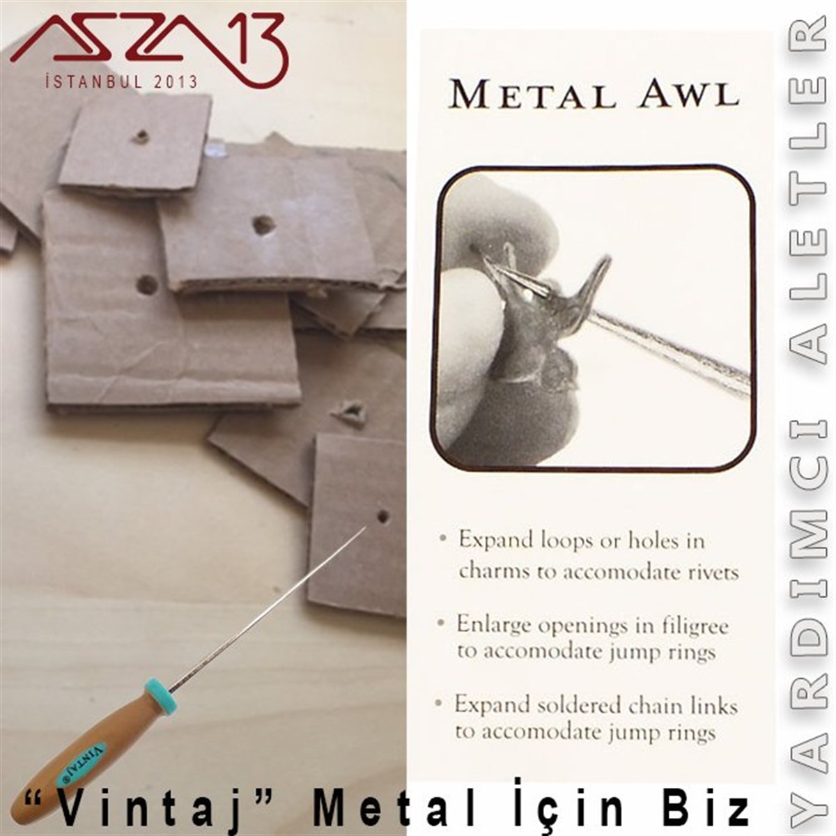 Biz, Şiş, Tığ, Delici AletALET, ARAÇ ve GEREÇVintaj''Vintaj'' Marka Mini Biz