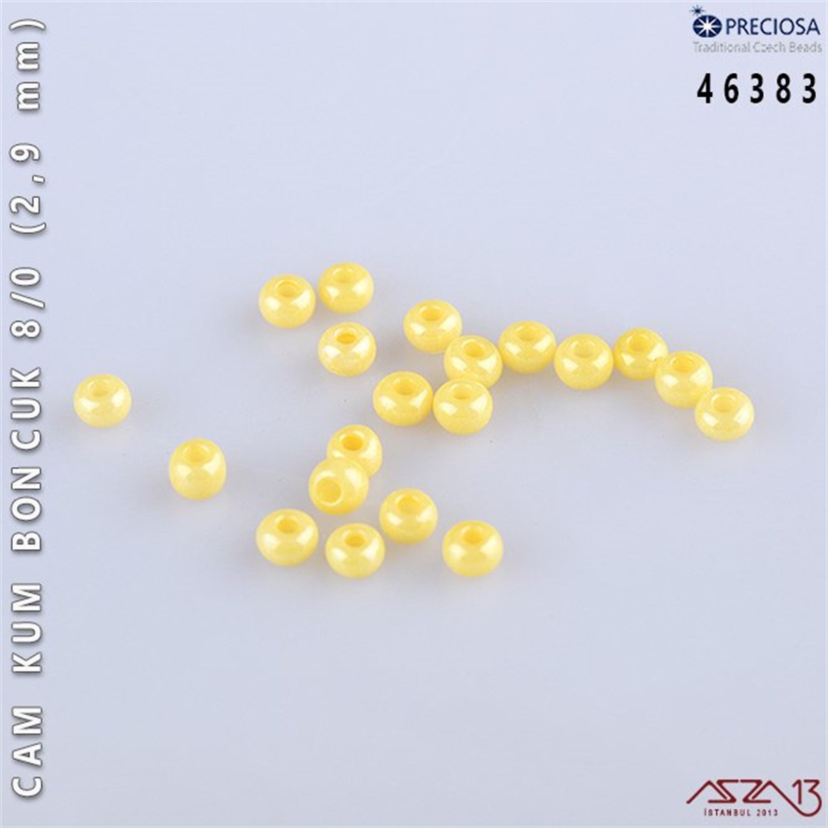 Cam Kum Boncuk 8/0 NumaraBONCUK ve TAŞPreciosa46383 Cam Kum Boncuk 8/0 (2,9 mm) 13 gr