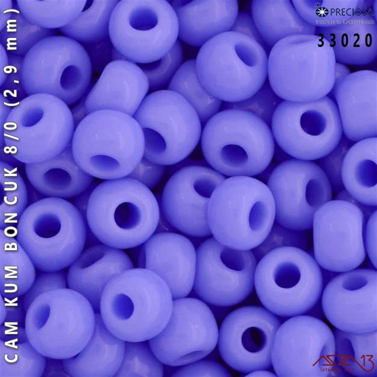 Cam Kum Boncuk 8/0 NumaraBONCUK ve TAŞPreciosa33020 Cam Kum Boncuk 8/0 (2,9 mm) 13 gr