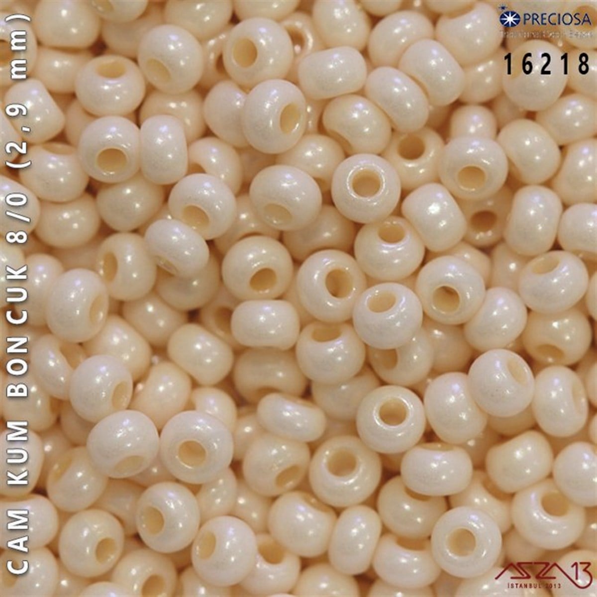 Cam Kum Boncuk 8/0 NumaraBONCUK ve TAŞPreciosa16218 Cam Kum Boncuk 8/0 (2,9 mm) 13 gr