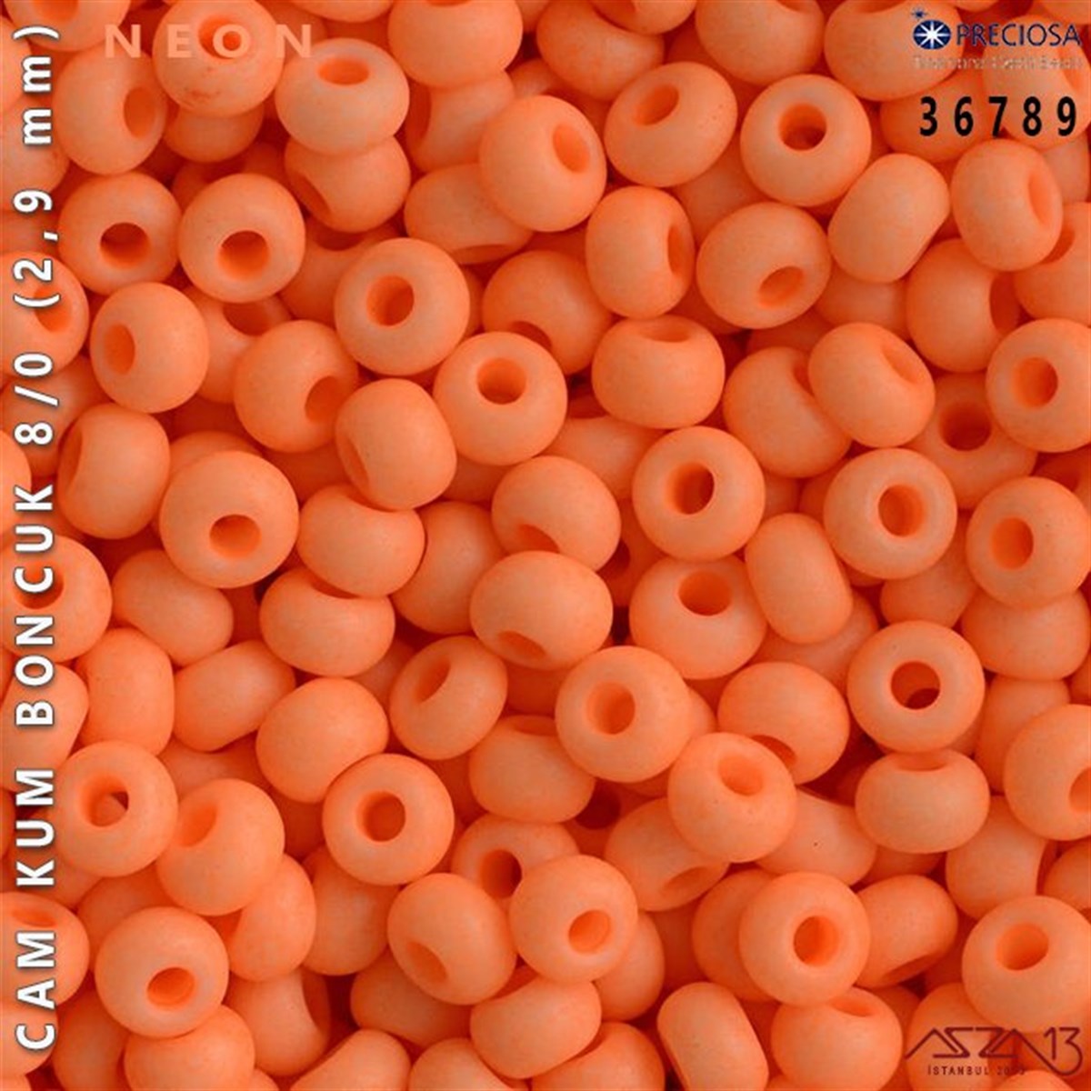 Cam Kum Boncuk 8/0 NumaraBONCUK ve TAŞPreciosa36789 Cam Kum Boncuk 8/0 (2,9 mm) 13 gr
