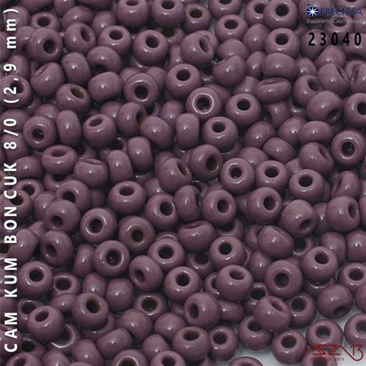 Cam Kum Boncuk 8/0 NumaraBONCUK ve TAŞPreciosa23040 Cam Kum Boncuk 8/0 (2,9 mm) 13 gr
