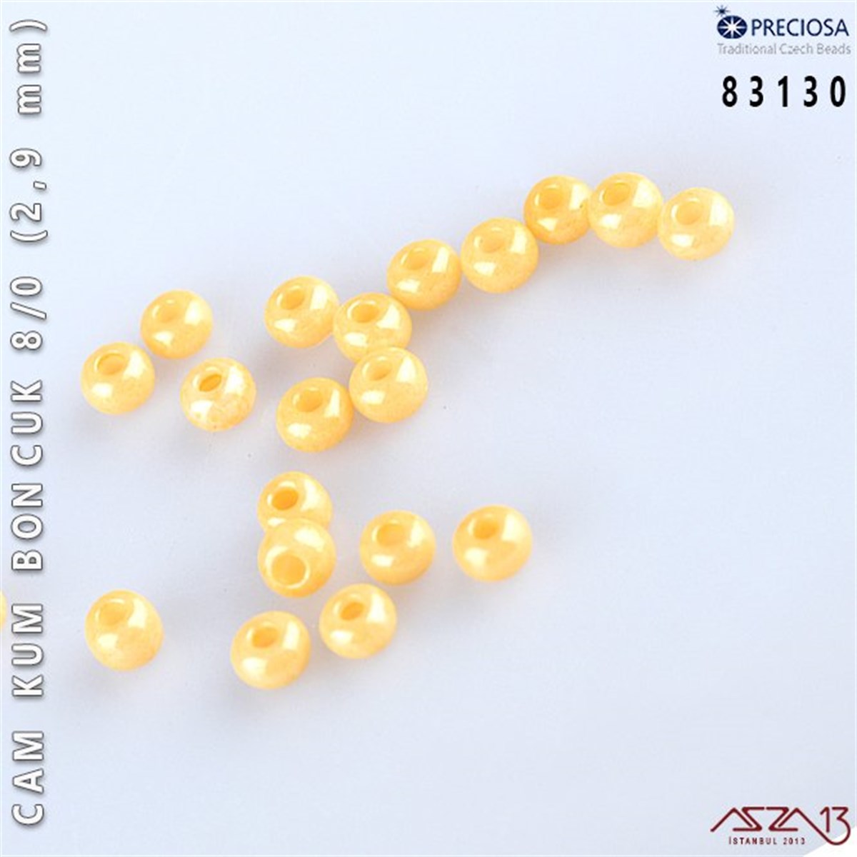 Cam Kum Boncuk 8/0 NumaraBONCUK ve TAŞPreciosa83130 Cam Kum Boncuk 8/0 (2,9 mm) 13 gr