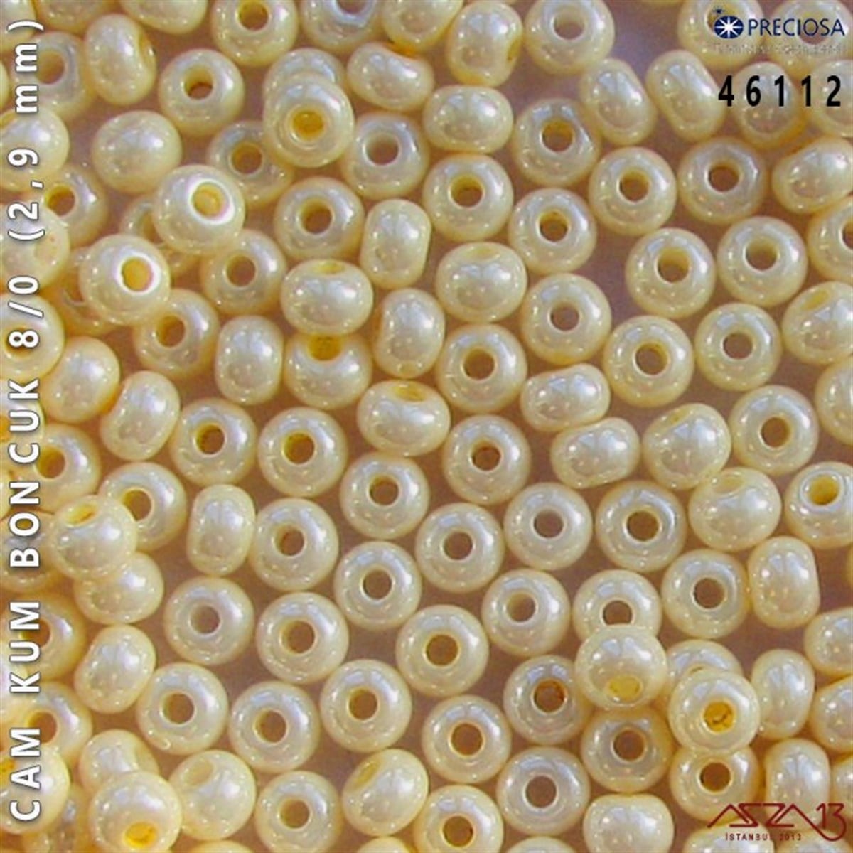 Cam Kum Boncuk 8/0 NumaraBONCUK ve TAŞPreciosa46112 Cam Kum Boncuk 8/0 (2,9 mm) 13 gr
